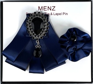 BOWTIE LAPEL COMBO BLC-NAVY